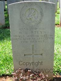 Dar Es Salaam War Cemetery - Steyn, W E